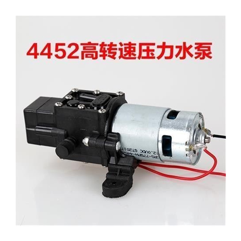 12v伏电动喷雾器专用水泵电机微型自吸隔膜泵高压洗车