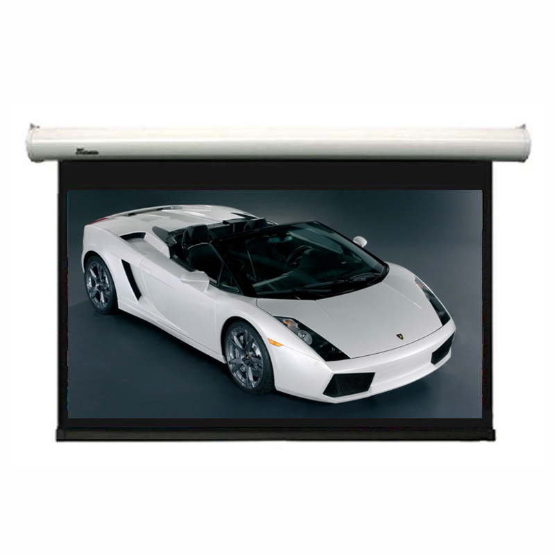 经科JK电动遥控不带拉绳投影幕布M3-FI/300s玻纤幕白幕100寸16:10