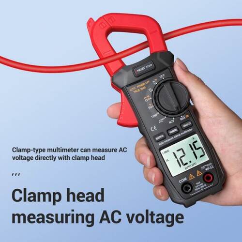 好货6000 Counts True RMS Clamp Meter Digital Multimeter w/ S