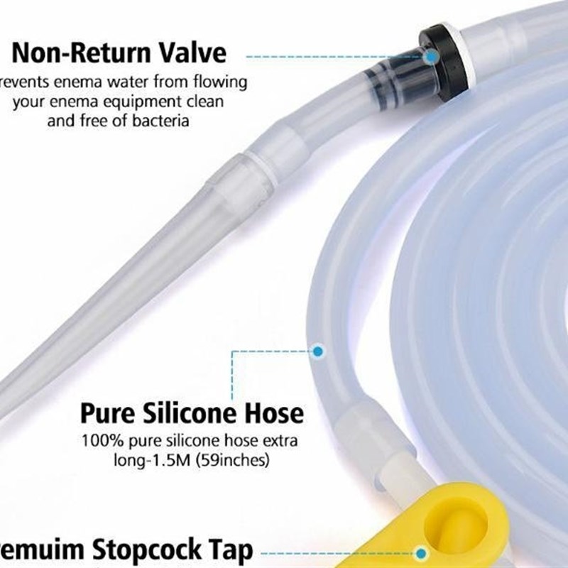 Reusable Vagina Anal Douche Cleaner Coffee Enema Kit Pass Co