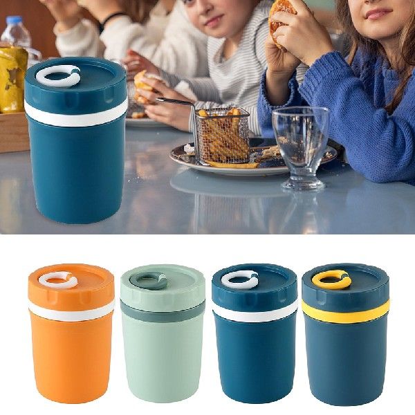 Multi-function Soup Cup Thermal Lunch Box with Pull Tab