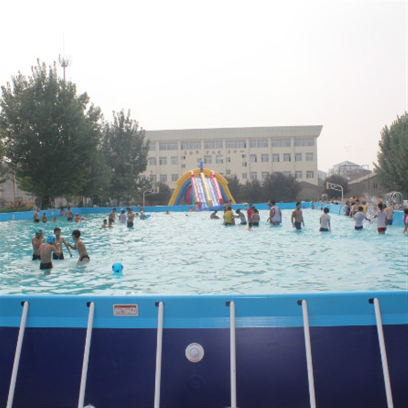 大型成人游泳池超大型家用支架户外移动养鱼池加厚儿童游泳池帆布