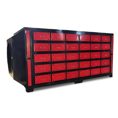 活性炭吸附箱二级过滤环保箱废气处理设备pp抽屉式除臭味净化设备