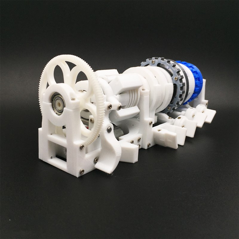 汽车6AT波箱行星齿轮组模型可演示6加R档以及多片式离合器