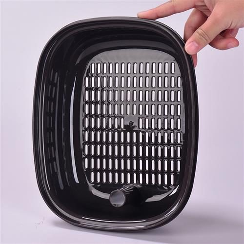 弹盖茶渣桶茶水桶家用功夫茶具配件茶盘排水桶过滤垃圾废水桶塑料