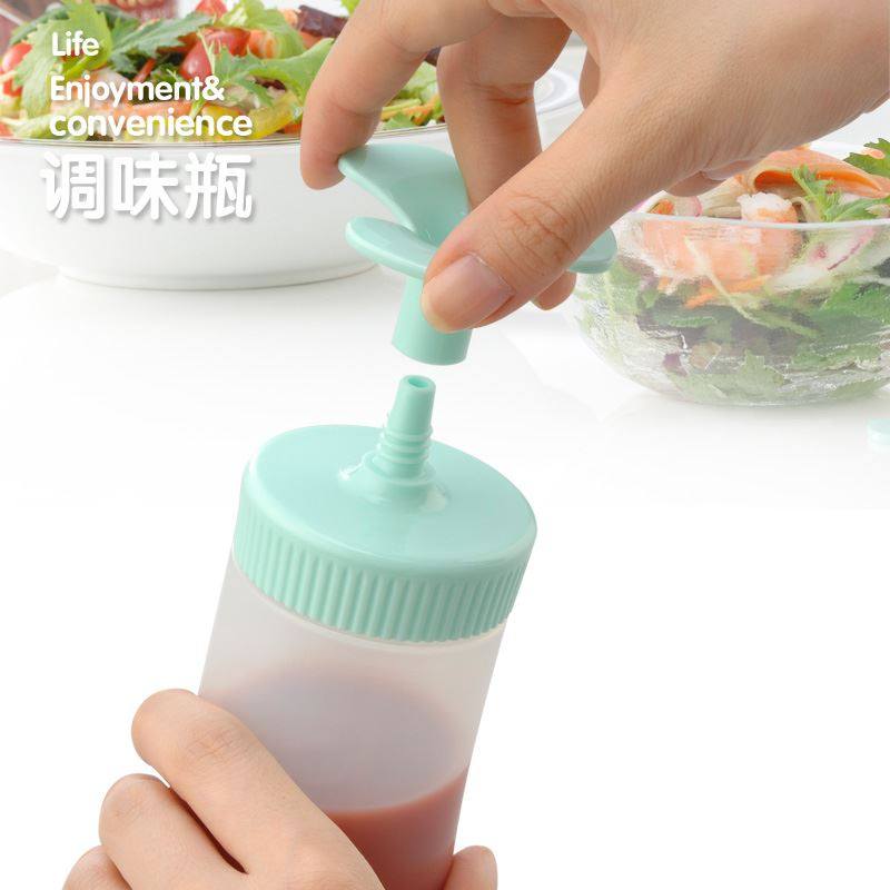。日本进口inomata沙拉瓶 挤酱瓶 调味调料瓶 挤压式色拉瓶 控油