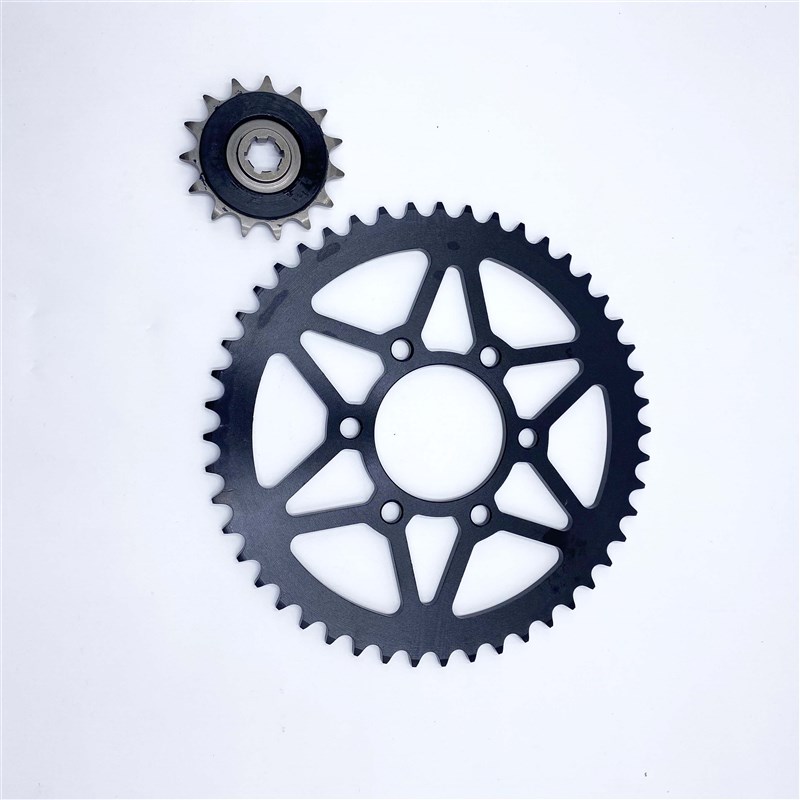 适用轻骑大韩小星GV250 GV300S摩托车油封链条大小牙盘三件套链