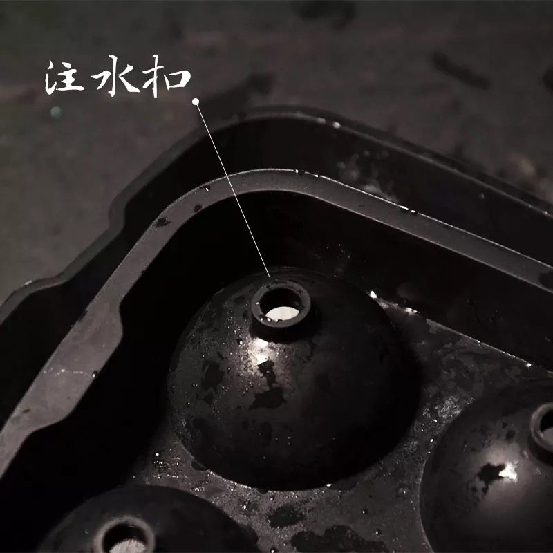 Silicone ice cube tray bar whiskey large square ice mold wit