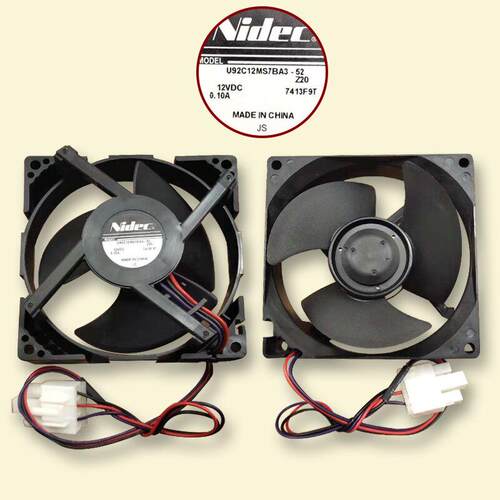 适用美的冰箱风扇U92C12MS7BA3-52 NIDEC风扇 9CM 冷冻风扇