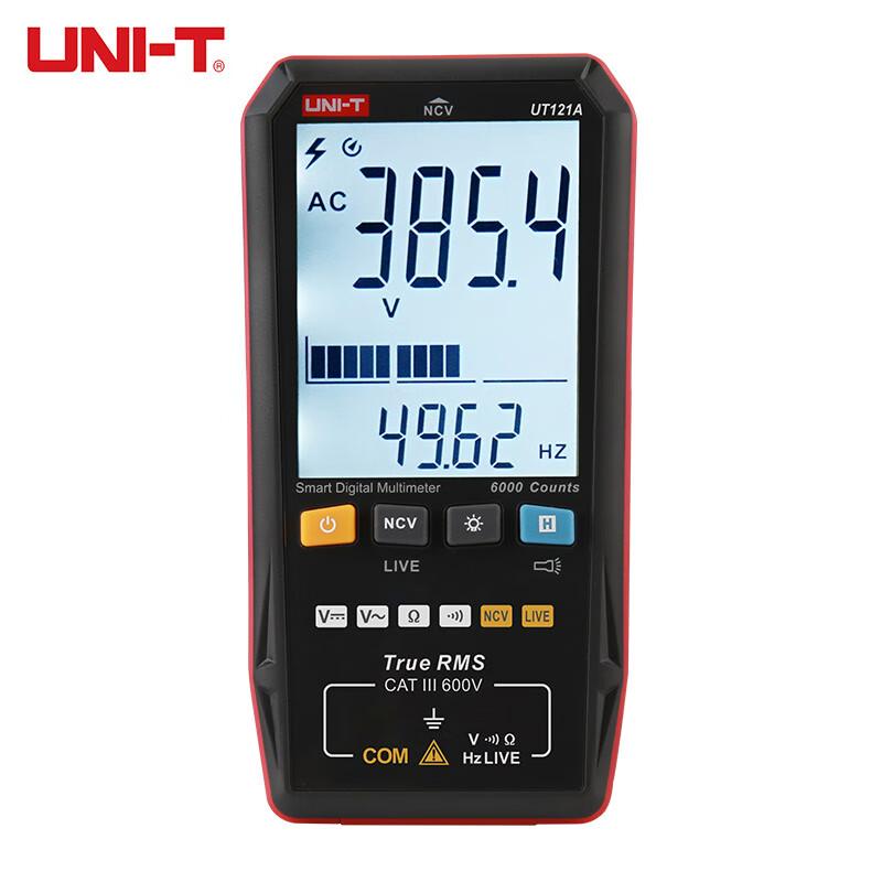 优利德UT121A/UT121B/UT122卡片式智能防烧高精度数字电工万用表
