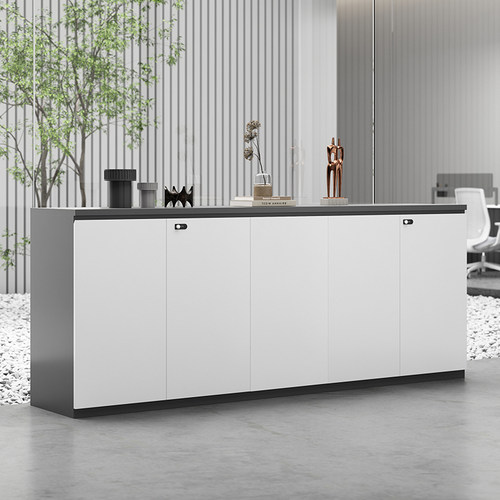 办公室文件柜资料柜档案凭证资料收纳柜子矮柜落地边柜带锁收纳柜