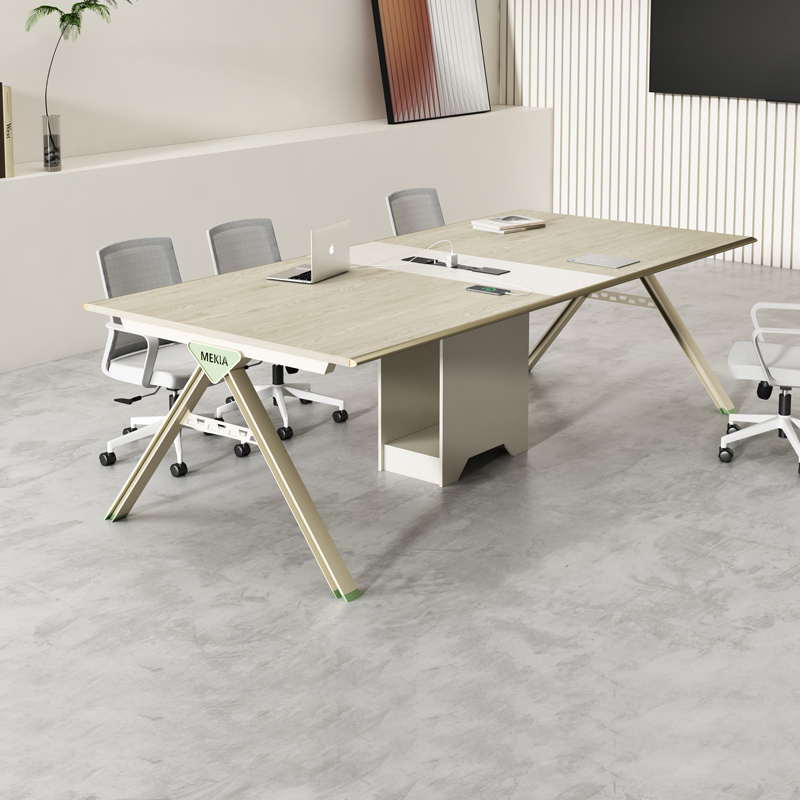 会议桌长桌简约现代办公室洽谈桌