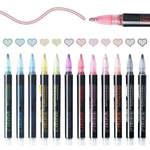 好货Markers Paint Pens Marker Pen Art Painting Learning Supp