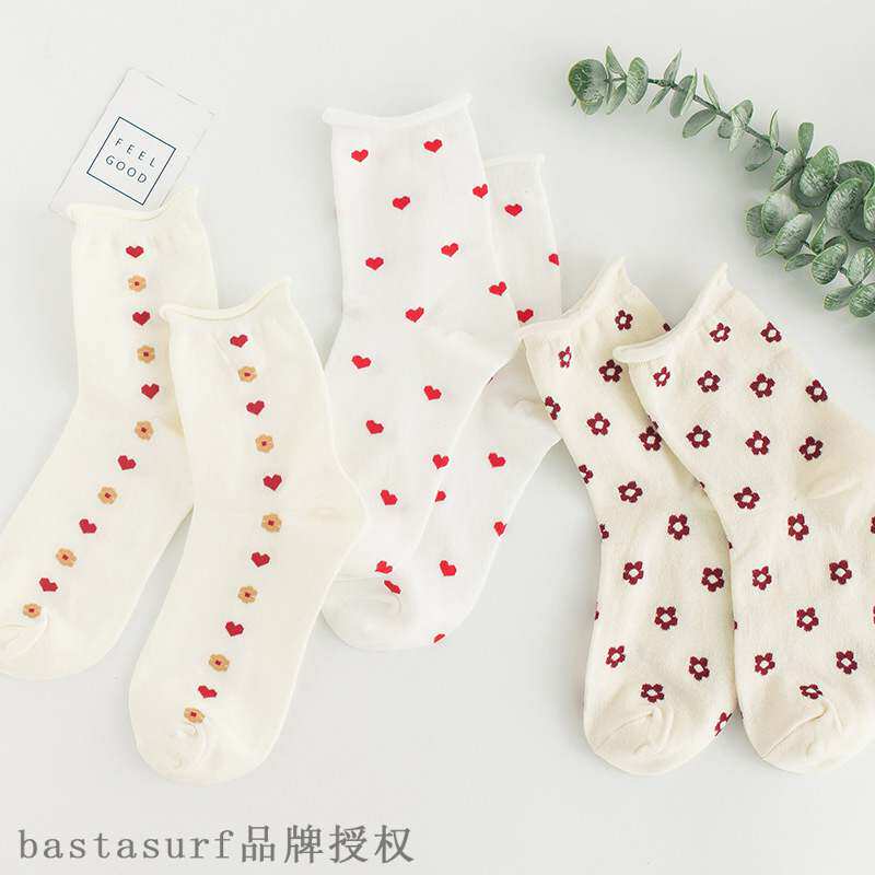 极速20 new Korean ulzzang sweet and lovely floret lace love