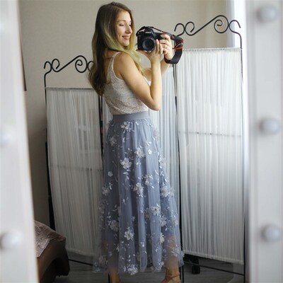 好货Luxury Woman Skirts 2022 Korean style Fashion Elastic Wa