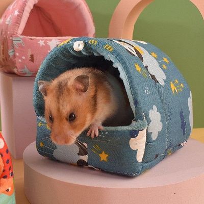 Hamster House Guinea Pig Hammock Soft Pets Cage Nest Hanging