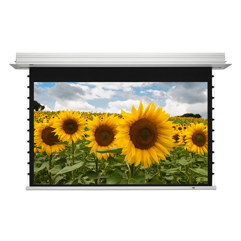 经科JK电动遥控拉线投影幕布N4-FI/1t IC纳米玻纤天花幕119寸16:9