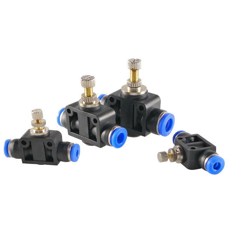 好货气动快插快速接头SA4/SA6管道阀SA8管道型节流阀SA10气管接头