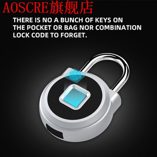 极速USB Charging Fingerprint Padlock Srt Anti-Theft Keyless
