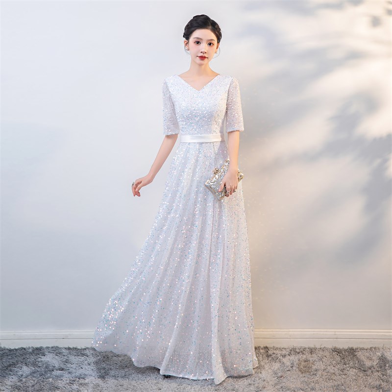 好货大合唱团演出服女2025新款红歌演出比赛建党服装主持人显瘦晚