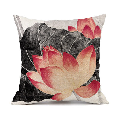 好货Chinese classical Chinese style backrest cushion ink met