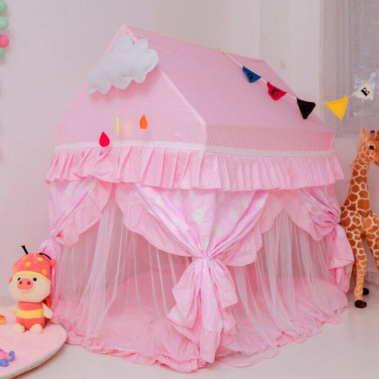 极速儿童游戏屋宝宝分床神器女孩室内房子娃娃婴儿城堡屋公主床上