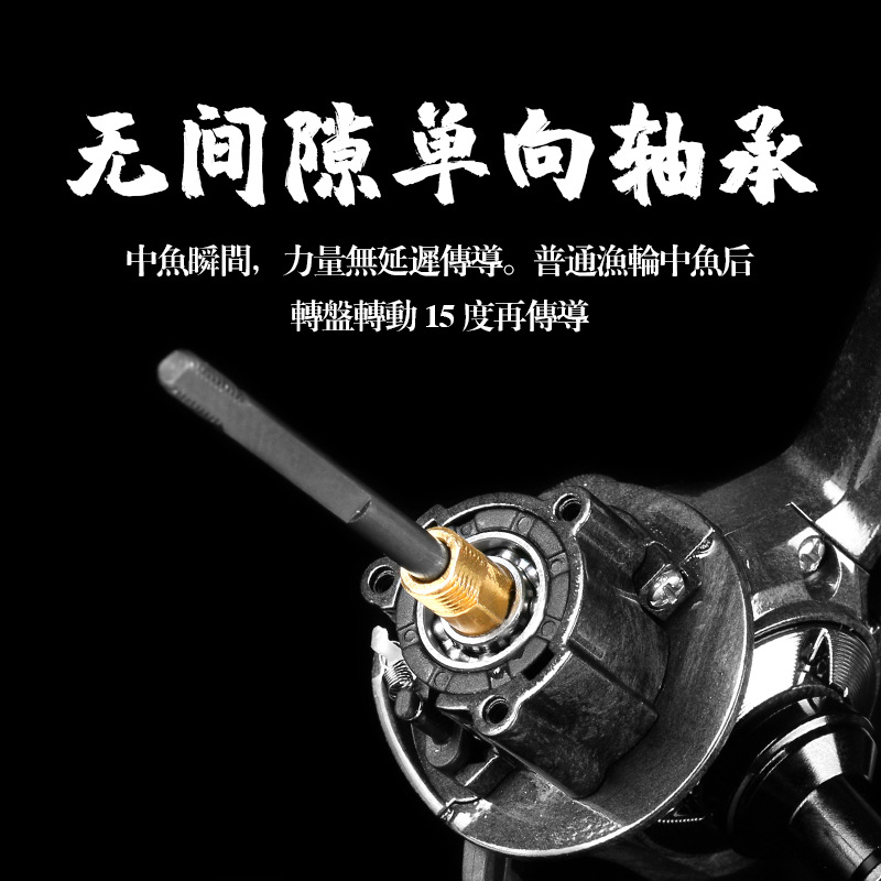 碳素渔轮打黑路亚纺车轮浅线杯鱼轮斜口海竿远投轮鱼线轮超轻防腐
