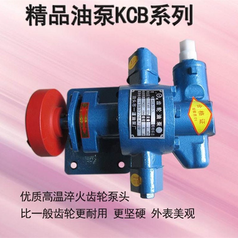 齿轮油泵KCB18.3/33.3/55/83.3小型液压电动高压齿轮自吸抽柴油泵