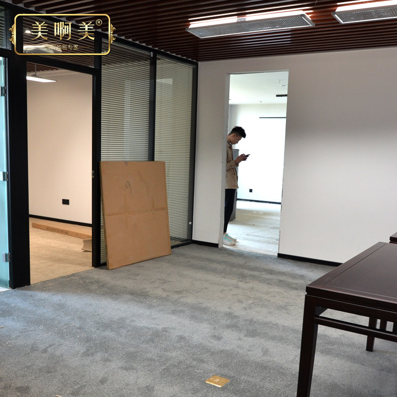 定制做纯色全铺铺桌球地毯卧室整大面积绒面餐厅直播间厚款水泥地