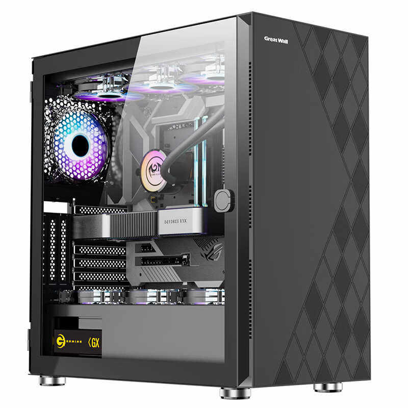 好货长城(GreatWall)铁幕H503W白色电脑机箱(E-ATX/玻璃侧透/3