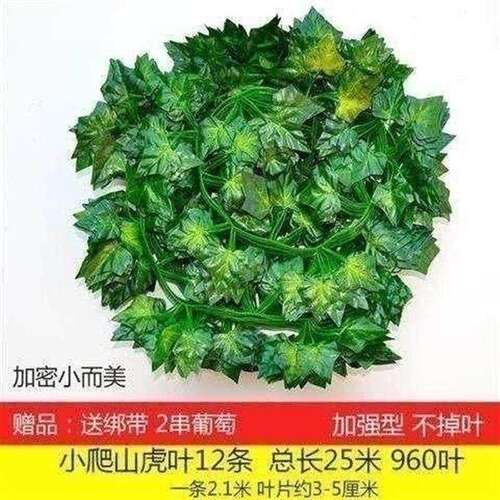 极速葡萄串葡萄树遮挡牡丹藤叶提子植物百搭假花藤条吊篮室内门头