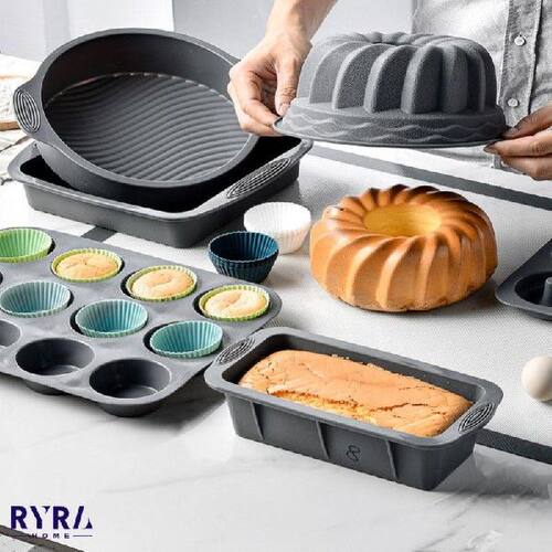 好货Nonstick Muffin Cupcake Baking Tray Moulds 24/12Pcs