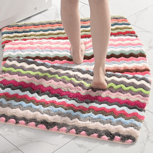 好货Flocking doormat Entrance door mat Bathroom anti-skid ma