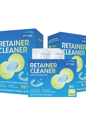 Retainer Cleaner  Denture cleaning tablet 牙套清洁片假牙清洗