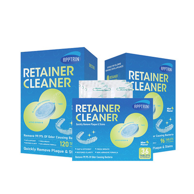 Retainer Cleaner  Denture cleaning tablet 牙套清洁片假牙清洗