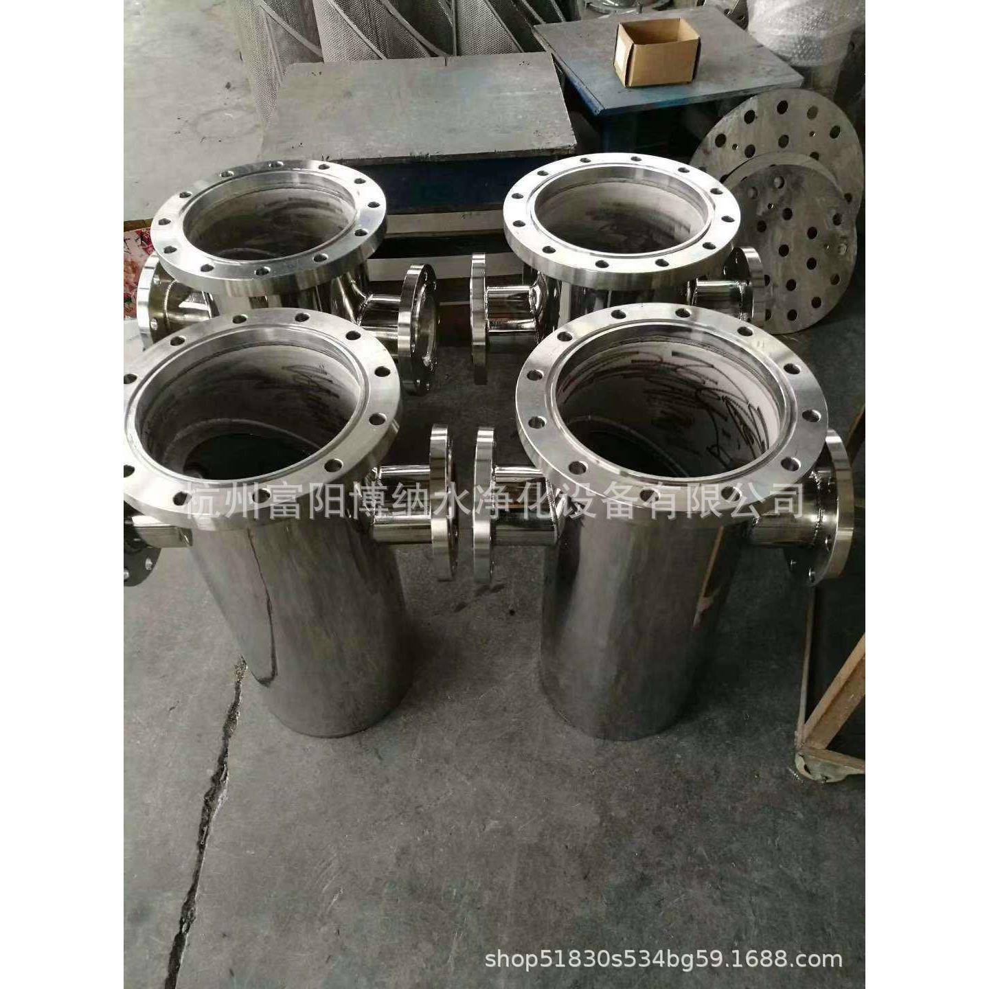 普通法兰式蓝式过滤器吊环式毛发过滤器直筒式过滤器提篮子过滤器