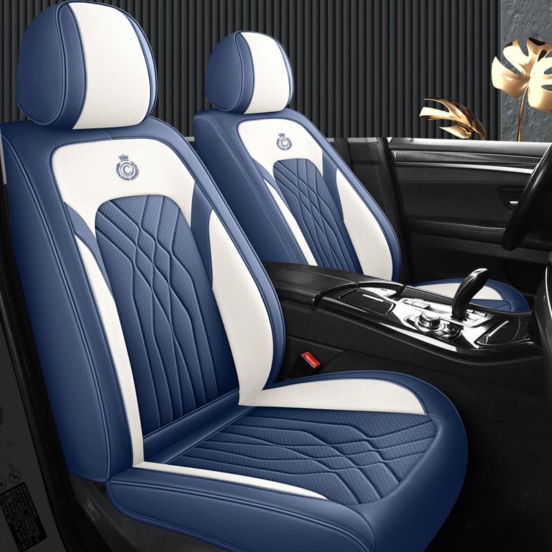 汽车坐垫套四季通用全包座垫卡通专用皮座椅套秋季透气全包围车罩