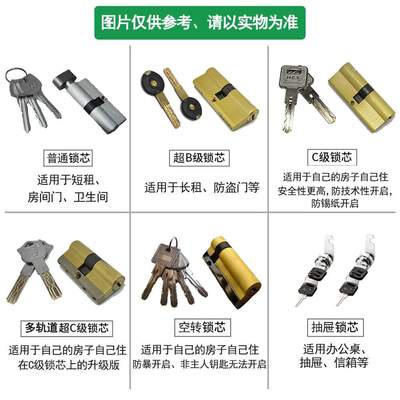 深圳上门换防盗门锁芯家用通用型超c级入户门修锁体把手安装新款