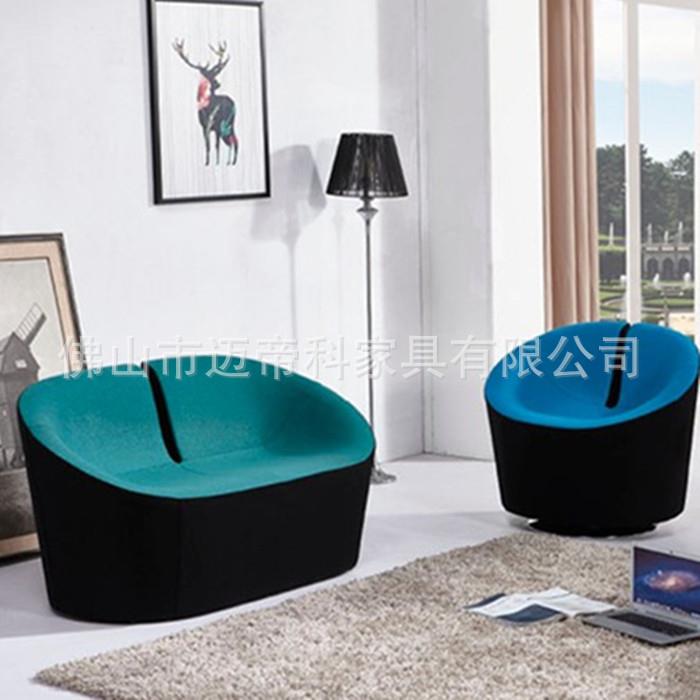 北欧风客厅单人位休闲布艺沙发TrueLoveSofa小户型公寓组合沙发