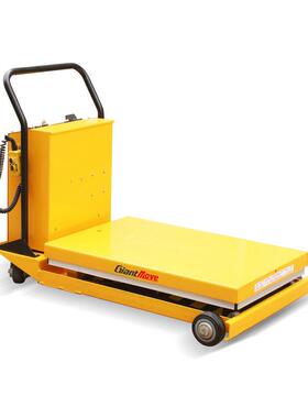 MN-E751手推式电动移动升降平台车升高850mm液压台车750kg