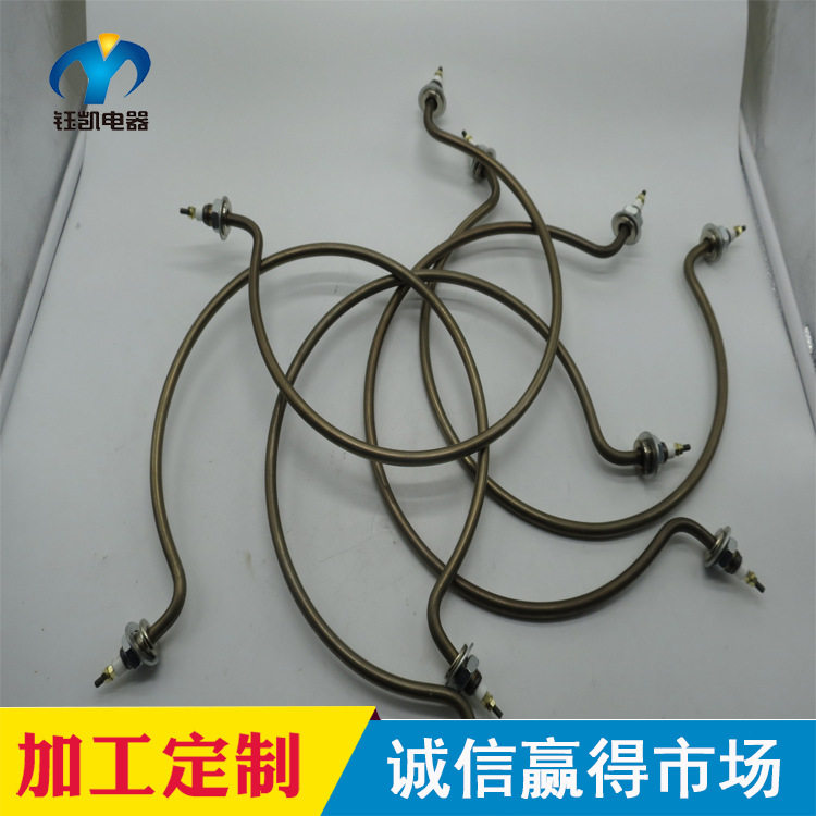 钰凯供应异型加热管空气干烧加热管圆形不锈钢发热管