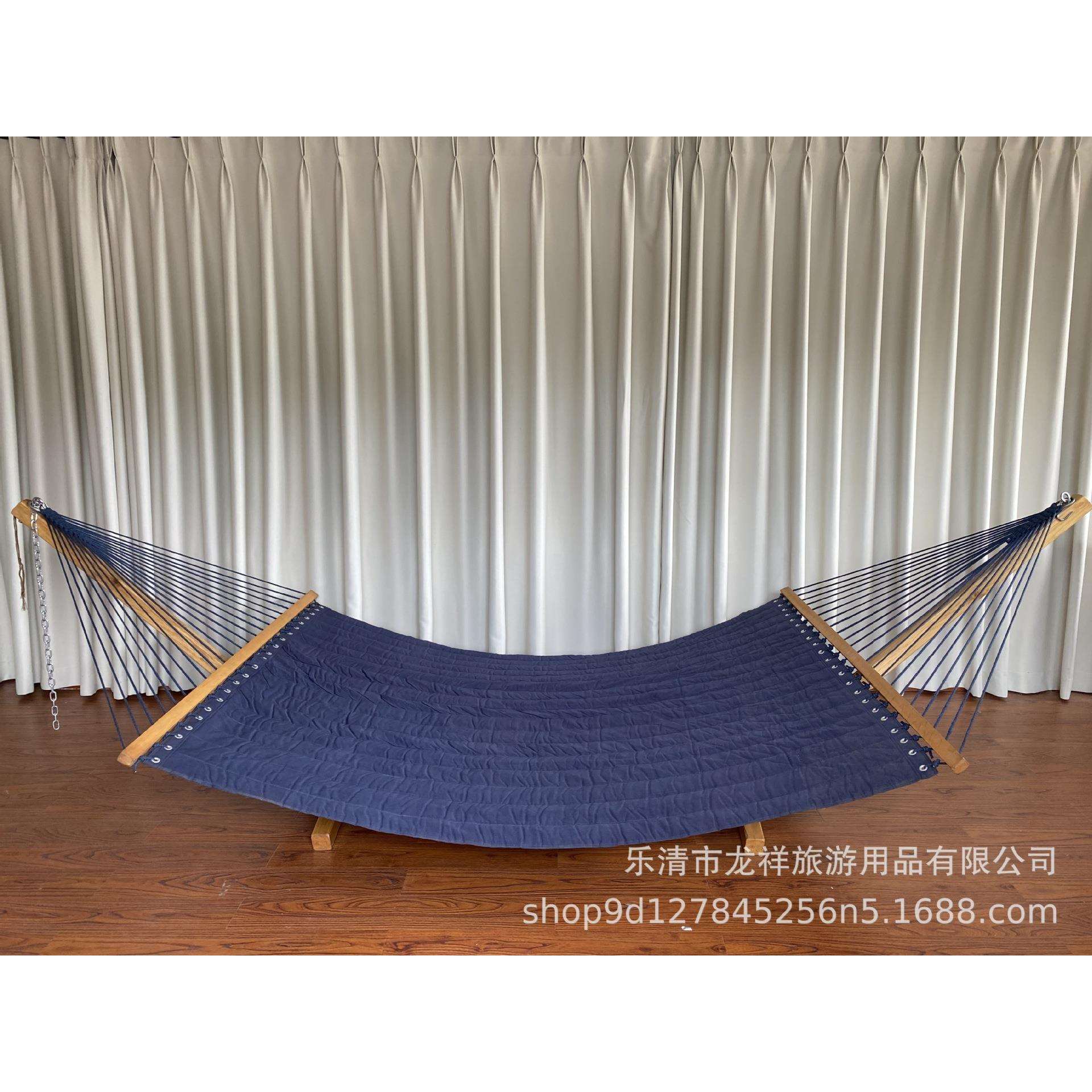 复古风夹棉吊床柔软舒适吊床室内懒人床户外野营旅游用品