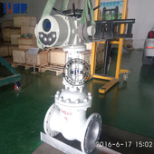 智能一体化电动闸阀Z941H 16C DN150整体型手电电动闸阀