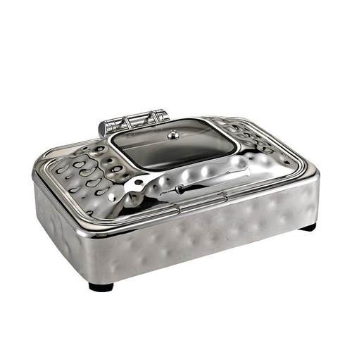 新款不锈钢液压锤点自助餐炉早餐布菲炉酒店自助餐电加热保温炉