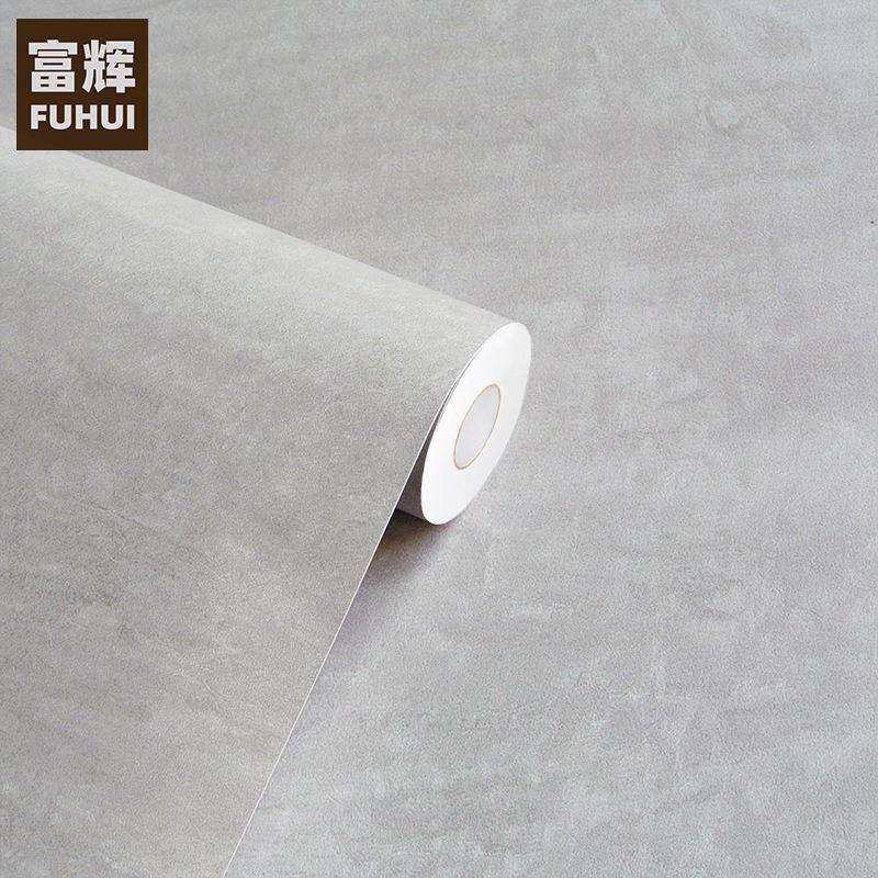 加厚复古水泥自粘墙纸PVC创意做旧壁纸贴膜导气槽波音软片HD-065