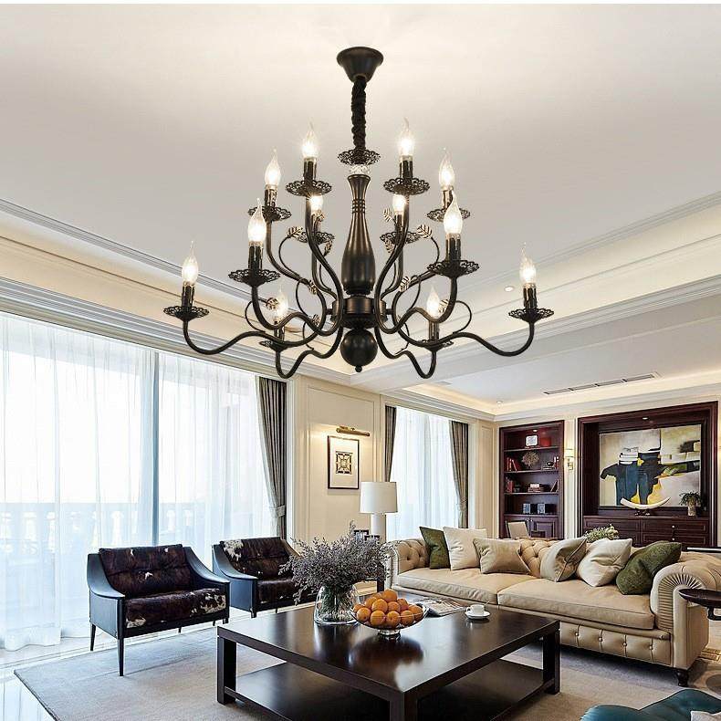 美式复古吊灯客厅主灯乡村田园法式蜡烛灯民宿卧室灯书房创意灯具,基础建材,脚轮/万向轮,淘宝优惠券,粉丝福利购,淘宝优惠卷