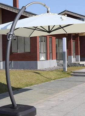 大型景区遮阳伞庭院伞花园吊伞户外罗马伞太阳伞哥伦布大弯杆