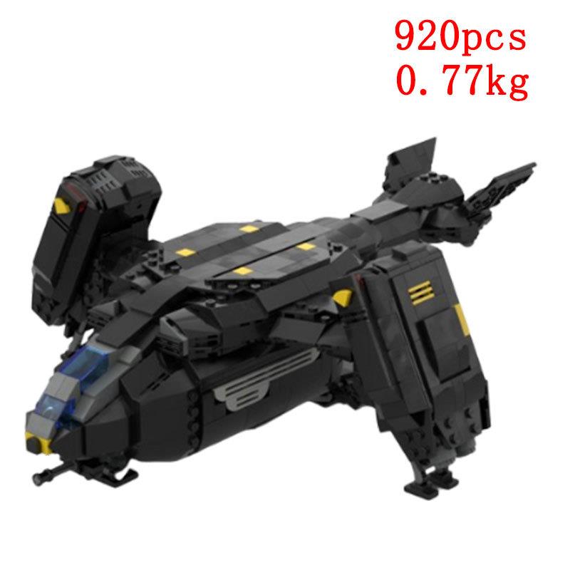 热卖现货MOC-180166拼装小颗粒积木鹈鹕航天飞机模型玩具模型