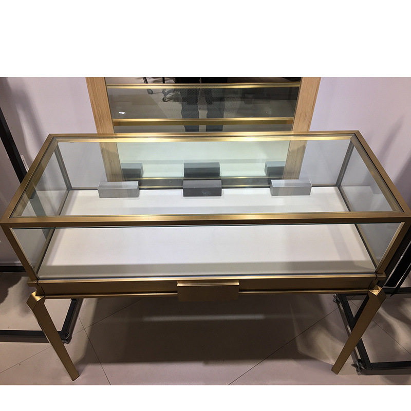 珠宝柜台不锈钢展示柜仿古珠宝柜展柜陈列柜商场珠宝柜展示柜