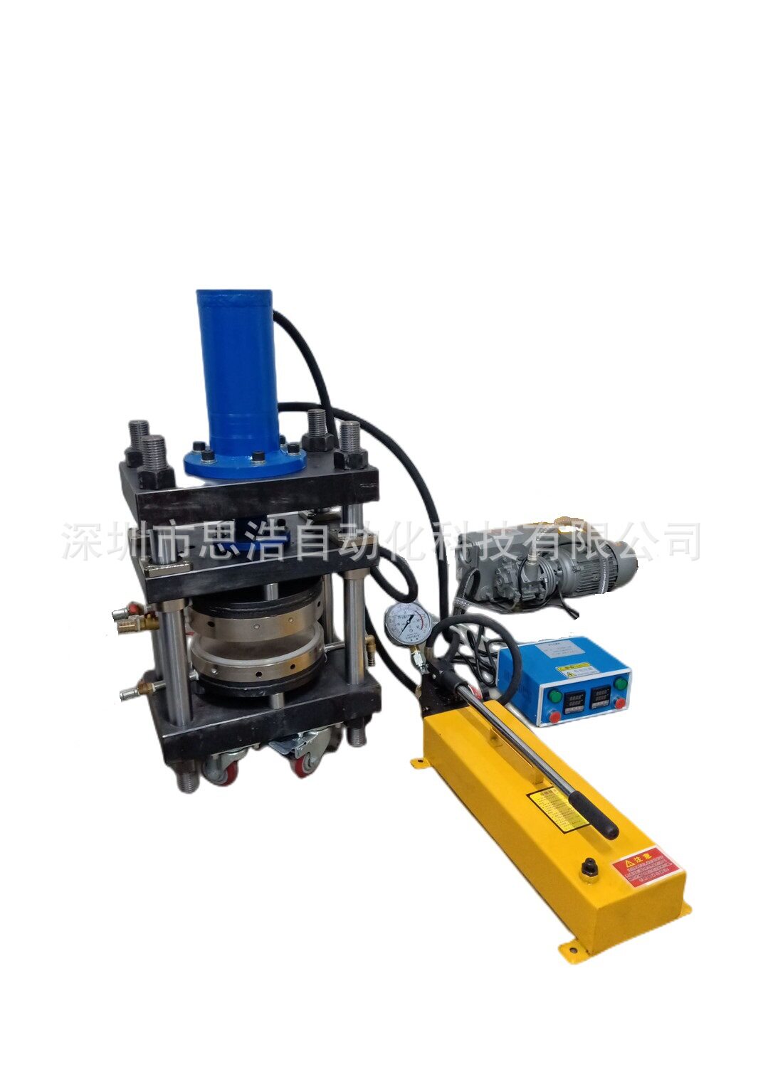 发热板及压力按要求做SH-C609V带水冷20吨简易手动真空热压机
